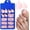 Nude, variant on 144 count Nude Press  Toenails Women   Press ons, Nude  Press  Nails  Toenails Square    Tips Glue  Toenail False   Stick   Nails Kit with Glue Tab
