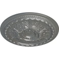 thumbnail image 3 of 28"OD x 2 3/4"P Stockport Ceiling Medallion (Fits Canopies up to 6 1/4"), Hand-Painted Silver, 3 of 6