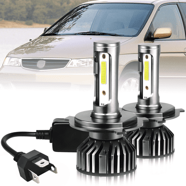 2x LED for Honda Odyssey 1995-2004 Headlight H4/9003 6000K Bulbs High/Low Beam