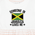 thumbnail image 4 of Inktastic Jamaican Vacation Someone in Jamaica Loves Me Girls Baby Dress, 4 of 5