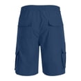 thumbnail image 5 of Erwazi Men's Cargo Shorts Elastic Waistband Relaxed Fit Summer Casual Work Shorts Outdoor Multi-Pocket Shorts, 5 of 7