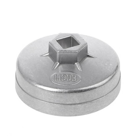 

BESTYO 74mm 14 Flute Aluminum Oil Filter Wrench Socket Remover Tool for Benz Auto Car