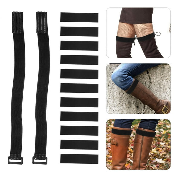 Masteelf Ties Elastic Adjustable Boot Straps Women's Boots Anti Miss