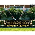 thumbnail image 7 of Graduation Decoration 2026 Congrats Grad Banner Yard Sign Class of 2026 Banner Photo Booth Backdrop College Graduation Party Supplies Black 19" X 118", 7 of 7