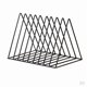 thumbnail image 1 of 2x Metal Holder Moderno Minimalist Bookshelf para Black, 1 of 9