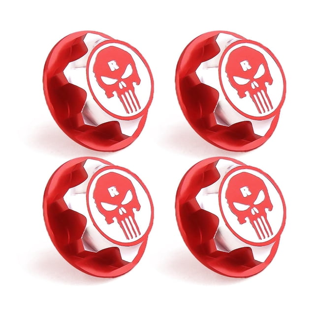 4pcs 17mm Wheel Nuts Dustproof Non-slip Remote Control Car Metal Mount Nuts Replacement For Traxxas