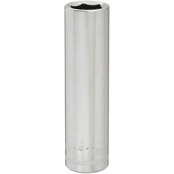 Disco Socket Crescent de 3/8 pulgadas, 6 puntos de profundidad, 11 mm