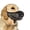 Black, variant on Breathable Dog Muzzle Mouth Cover With Secure Strap Design For Safe Walking Training And Travel Dog Accessory