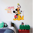thumbnail image 1 of Enjoy Everyday Cartoon Decors Wall Sticker Art Design Decal for Girls Boys Kids Room Bedroom Nursery Kindergarten House Fun Home Decor Stickers Wall Art Vinyl Decoration (20x18 inch), 1 of 1