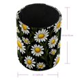 Daisy Print Pattern Pen Holder Fun Pencil Holder Makeup Brush Organizer
