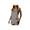 Black, variant on Women's Striped Athletic Mini Dress Summer Sleeveless Built-in Shorts Tennis Workout Romper