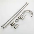 thumbnail image 5 of Grifo del fregadero del baño Sailing mezclador de cocina acero inoxidable 304 Giratorio 360 agua fría y caliente ajustable, 5 of 5