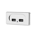 thumbnail image 1 of Scienceny USB para coche, cargadores portátiles ligeros, piezas de repuesto de carga, enchufes dobles, accesorios para autocaravanas Accesorios para vehículos recreativos Plata Scienceny VI018550-02B, 1 of 6