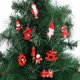 thumbnail image 2 of De Madera Papá Noel Muñeco De Nieve Ángel Diseño Colgante Vintage Para La Decoración Del Árbol De Navidad Guardurnaity HA040825-01, 2 of 6