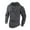 Dark Gray, variant on Men Vintage Gothic Steampunk Sweatshirt Lace up Long Sleeve Pullover Hooded Top Solid Casual Sweatshirts