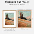 thumbnail image 3 of Marco de fotos Homeforia Wood, roble natural, 11 x 14 con tapete, 8 x 10, 3 of 9
