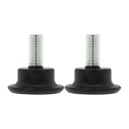 M8 x 16 x 30mm Adjustable Leveling Feet Floor Protector for Table Leg 2pcs