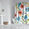 thumbnail image 3 of Waterproof Pioneer Shower Curtain 72x84 Inch Polyester Unique Cute Floral Shower Curtain for Bathroom Hotel Home Decor with 12 Plastic Hooks, 3 of 5