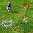 thumbnail image 4 of Dopebox Dog Tie-Out Stake, Durable Silver Spiral Anchorstake, Heavy Duty Anti Rust Spiral Stake for Small-Large Dogs, Heavy Duty Dog Anchor Spiral Stake, for Yard, Camping, Outdoor (Red), 4 of 8