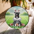thumbnail image 3 of Happy Easter Hello Spring Pitbull Playing Football Stained Glass Suncatcher Terrier Dog Lover Window Hanging Sign Decor - 13003, 3 of 5