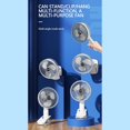thumbnail image 4 of Aparatos electrónicos, Hogar inteligente, Ventilador pequeño portátil con clip, Ventilador de escritorio con carga USB, Escritorio para estudiantes, Dormitorio, Cama, Mini ventilador para acampar al a, 4 of 9