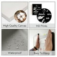 thumbnail image 4 of 9 PCS Canvas Prints Bathroom Theme Canvas Art Black&White Hint Painting Decorative Wall Art Pictures, 4 of 7