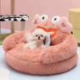 thumbnail image 2 of New Dog Bed Long Plush Pet Beds Warm for Winter Deep Sleeping Nest Cat Cushion Sofa Mat Pet Supplies Cama Para Gatos Wholesale ShopWise Round, 2 of 10