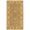 thumbnail image 4 of SAFAVIEH Heritage Regis Traditional Wool Runner Rug, Blue/Beige, 2'3" x 14', 4 of 10