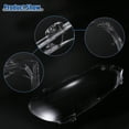 thumbnail image 3 of Pair Front Side Headlight Cover Headlamp Clear Lens Shell for Volkswagen Golf 6 2010-2015 No.5K1941751D, 3 of 6