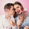 thumbnail image 6 of 12pcs Valentines Decorations,Valentine's Day Glitter Foam Heart Picks Decoration for Wedding Flower Arrangements Home Holiday Party Crafts Supplies, 6 of 7