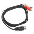 thumbnail image 1 of Cable DIN de 8 Pines a 2  Cable Adaptador DIN de 8 Pines Macho a 2RCA Hembra para Equipos de Instrumentos de Sonido de 15 M/49 pies, 1 of 8