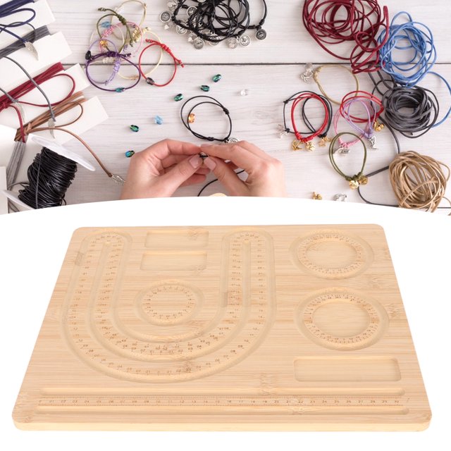 Tablero de cuentas para pulsera tablero de cuentas duradero varias ranuras fácil bricolaje multifunción para collar ANGGREK Otros