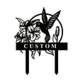 Clearance Konghyp Custom Hummingbird Metal Garden Decor Personalized