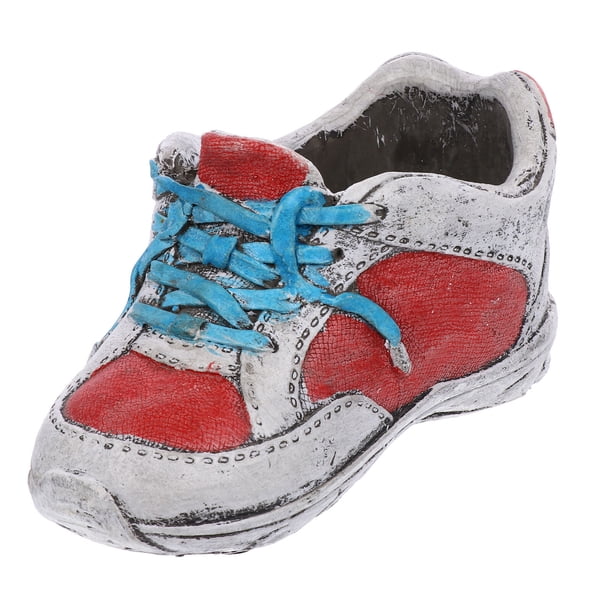 EeaseMX Maceta de cerámica con forma de zapato para suculentas