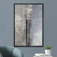 thumbnail image 2 of IDEA4WALL Framed Canvas Print Wall Art Industrial Grunge Color Block Collage Abstract Shapes Illustration Modern Art Decor Nordic Chic Relax/Zen for Living Room, Bedroom, Office - Black 16"x24", 2 of 5