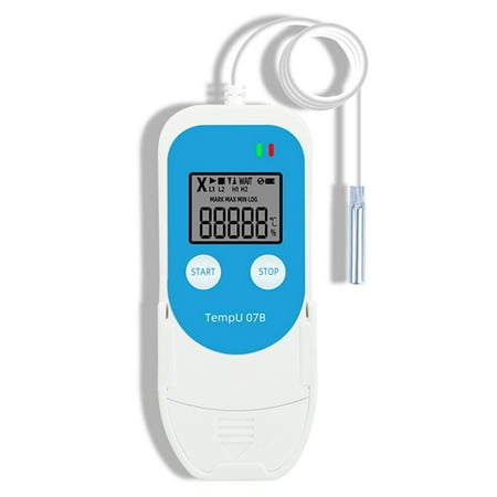 

TempU 07B Temperature/Humidity Recorder Digital USB Data Thermometer Hygrometer for Refrigerator Storage