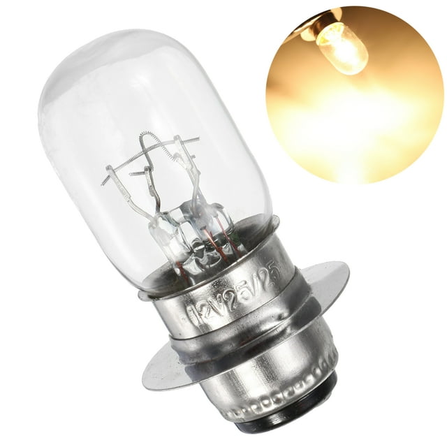 T19 P15D-25-1 DC 12V 25/25W Headlight Motorcycle Quad Projector Front Lamp Bulb
