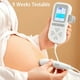 thumbnail image 5 of Medidor de la voz del feto Doppler fetal doméstico Detector de corazón para bebés Monitor de latido cardíaco fetal Doppler 3.0MHz Sin radiación Batería recargable incorporada con curva retroiluminada Tomshoo Medidor de la voz del feto, 5 of 7