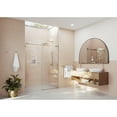 thumbnail image 5 of Glass Warehouse  60 in. - 64 in. x 78 in. Frameless Sliding Shower Door Brushed Bronze Brushed, 5 of 5