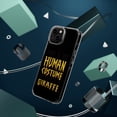 thumbnail image 4 of DistinctInk Clear Hybrid Case for Apple iPhone 15 Pro Max (6.7" Screen) - My Human Costume, Really a Giraffe - Wireless Charging Compatible, 4 of 9