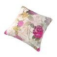 thumbnail image 3 of YFYANG Square Decorative Throw Pillow Case (Without Pillow Insert), Vintage Rose Pattern Bedroom Sofa Car Cushion Cover, 26"x26", 3 of 9