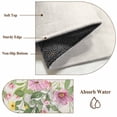 thumbnail image 5 of Spring Pink Flower Large Area Rugs 8x10 ft Eucalyptus Leaf Wildflower Countryside Washable Rug Non Slip Indoor Carpet Absorbent Floor Mat for Living Room Bedroom Dining Room, 5 of 9