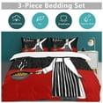 thumbnail image 2 of Kitchen Chef Pattern Bedding Set Couple Bedclothes Pillowcase Customized Home Textiles Bed Set for Bedroom Decoration, 2 of 6
