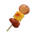 thumbnail image 2 of Mini barbacoa, Kebabs, juego de comida, barbacoa de aprendizaje, juguetes de cocina, comida de barbacoa en miniatura para niños, regalos de vacaciones Carne De Maíz Con Cebolla, 2 of 8