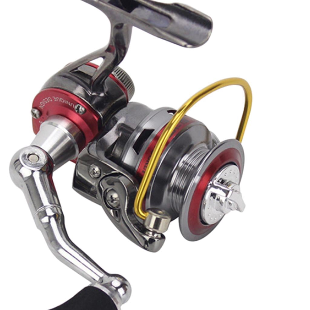 Axioma Zinc Alloy Mini Fishing Reel 3+1BB Fishing Tackles 175g Red