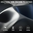 thumbnail image 4 of Luxvie PU Leather Gaming Chair with Footrest High Back Ergonomic Office Gamer Chair with Headrest and Massage Lumbar Cushion Racing Comfortable Computer Video Game Chair for Adults, Dark Grey, 4 of 11
