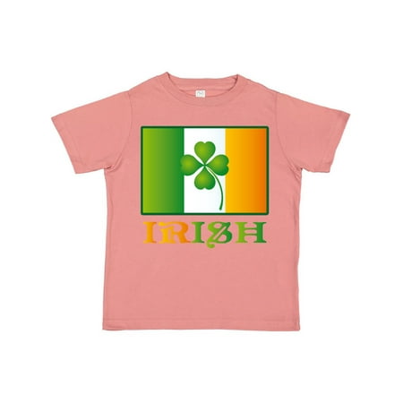 

Inktastic St Patricks Day Flag Irish Four Leaf Clover Gift Toddler Boy or Toddler Girl T-Shirt