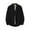 Black, variant on jjayotai Mens Long Sleeve Tops Clearance Men's Solid Color Cotton Linen Long Sleeved Standing Collar Shirt Men's Casual Long Sleeved Lapel Top/shirt