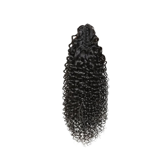 Kinky Curly Claw Clip Ponytail Extensions Human Hair Clip In Pony Tails Brazilian Remy Wave Hair Extensions 10"-30" For Woman