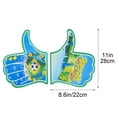 thumbnail image 3 of Foam Finger Cheering Gloves, EVA Fan Hand Gloves Lightweight Comfortable Reusable Sports Supporter Accessory Easy Wave Durable Design for Stadium Events Parties Team Fans, 3 of 5